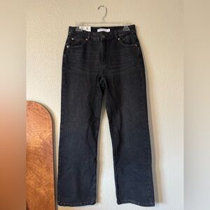Garage Black 90s Straight Jeans